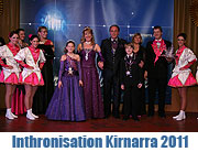 Vorstellung der Kirnarra Prinzenpaare und Garde am 5.1.2011 im Tassilo (Foto: Kirnarra)